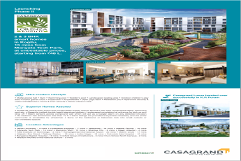 Launching phase 2 at Casagrand Lorenza in Bangalore